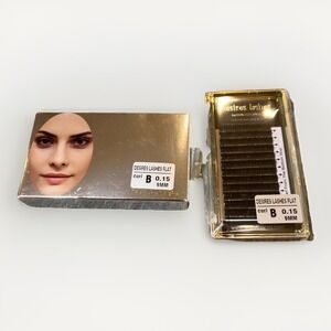 Emilystores Desires EyeLashes Flat Curl B 0.15 9MM Extensions Premium DIY New